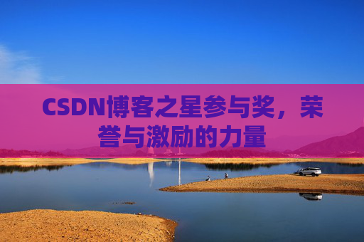 CSDN博客之星参与奖，荣誉与激励的力量